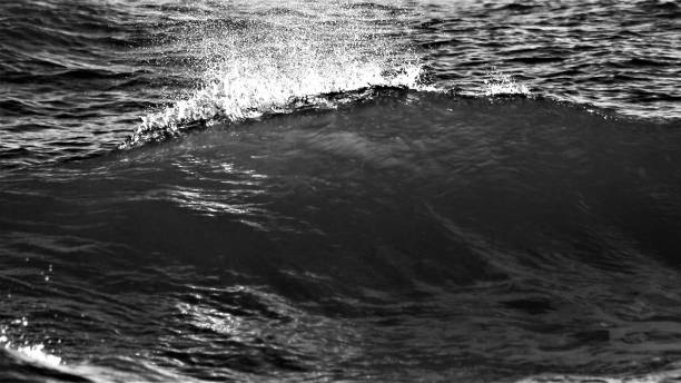 istock Detail view of spray listing from wave crests 1299815675
