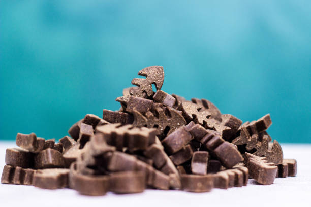 istock Biscuits for cats in the shape of a fish 1299816962