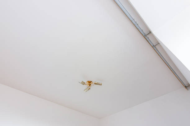 istock White plastered ceiling in the interior of the room 1299826555