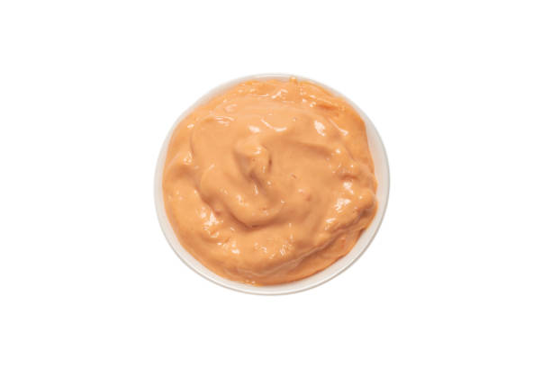 istock Sauce in a bowl isolated on white. 1299827674