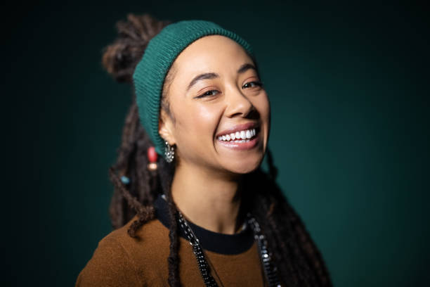 istock Cheerful African American woman 1299840951