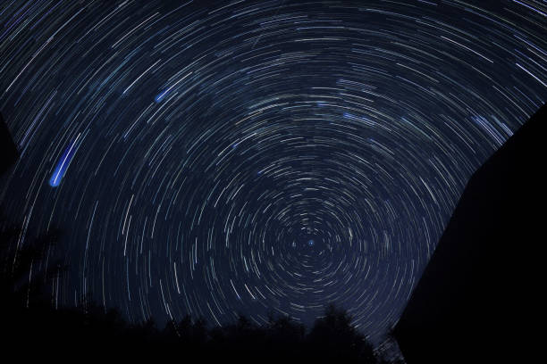 istock Circular Star trail at Toblacher See 1299845992