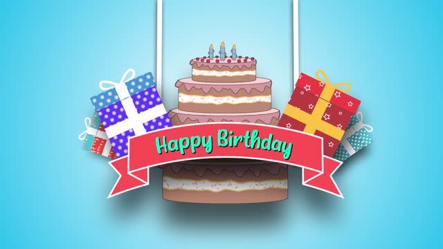 322 Birthday Cake Cartoon Stock Videos and Royalty-Free Footage - iStock |  Happy birthday, Birthday present, Birthday card