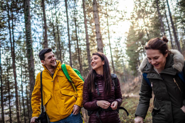 istock Friends hiking in mountain 1299848258