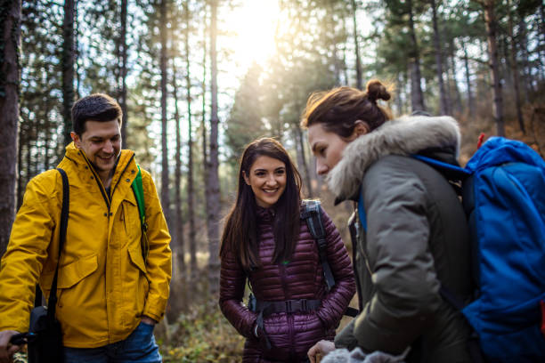 istock Friends hiking in mountain 1299849143