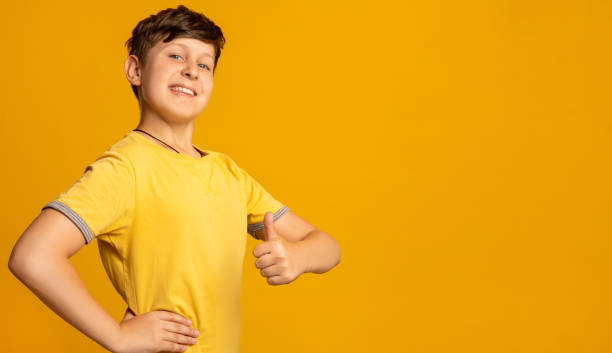 istock like gesture satisfied child well done victory 1299866665