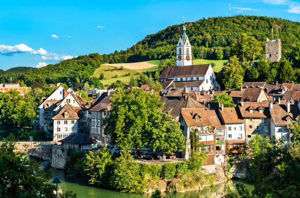 istock Laufenburg at the Rhine River in Switzerland 1299867062