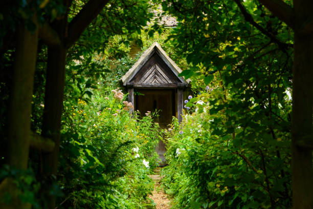 istock A secret green lane in a garden 1299867348