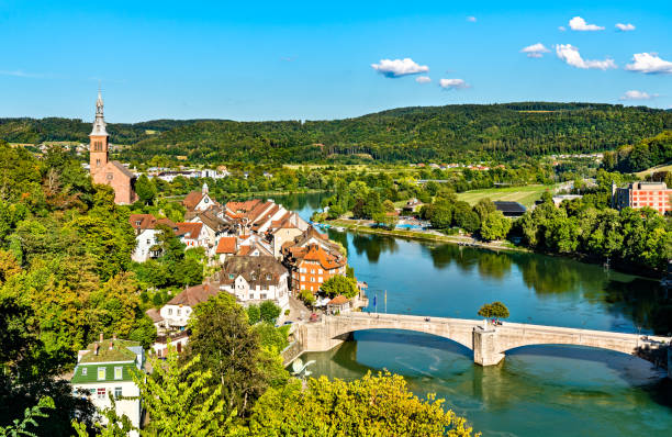 istock Laufenburg at the Rhine River in Germany 1299867406