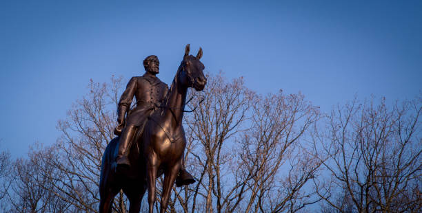 istock Civil war statue in Gettysburg 1299869281