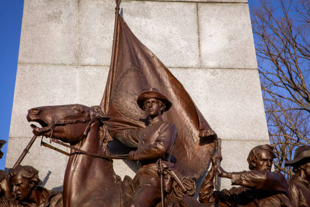 istock Civil war statue in Gettysburg 1299869284