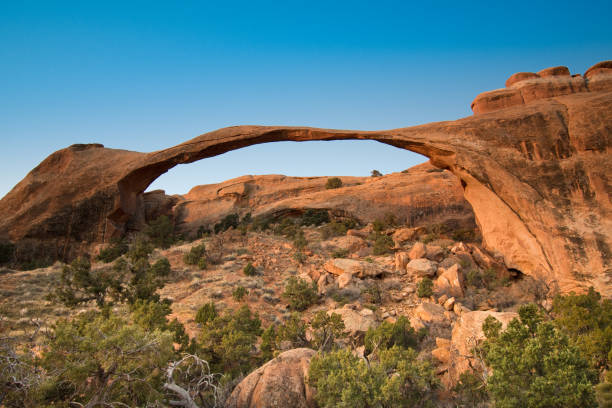 istock Hike to Landscape Arch - Arches National Park, Utah 1299875769
