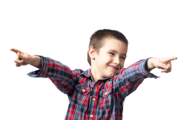 istock Portrait of smiling boy 1299882846