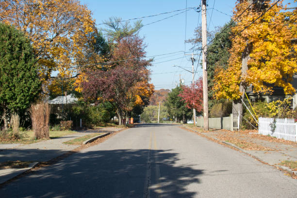 istock Street View of Cold Spring Town in Autumn 1299889809