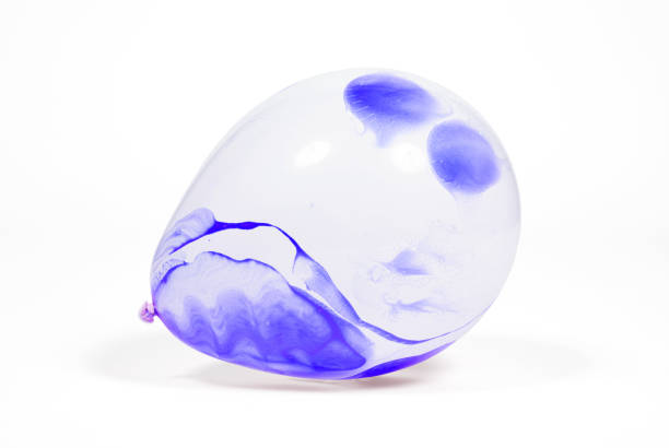 istock Modern balloon isolated on white background - Blue 1299900942