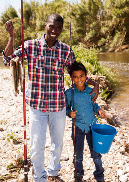 istock Portrait of fishermen 1299902004