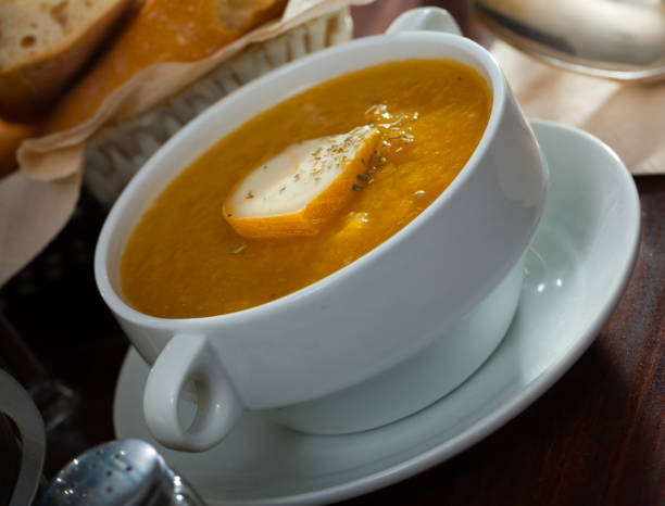 istock Pumpkin and carrot puree 1299907801