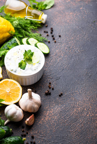 istock Traditional Greek sauce or appetizer tzatziki 1299908495