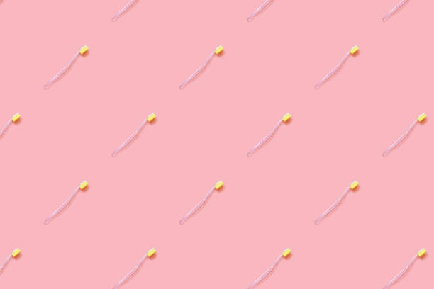 istock Toothbrush with yellow bristles 1299909569