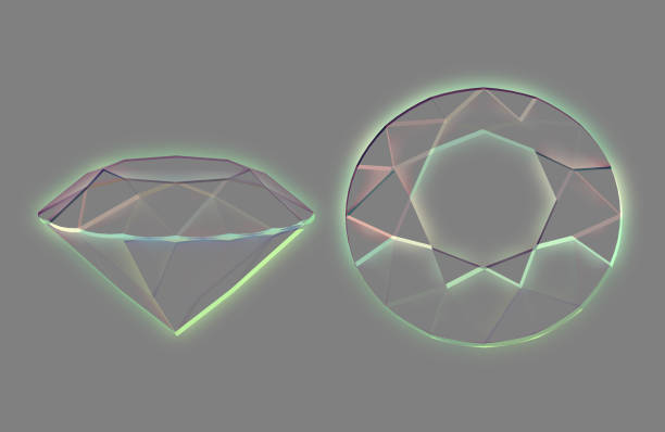 istock abstract amazing diamond contours, precious diamond, brilliant mesh, 3d render 1299915921