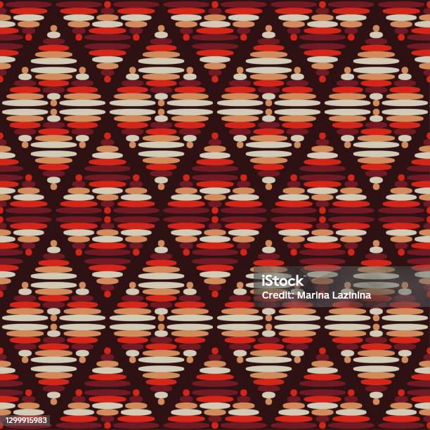 Geometric Hatching Pattern Geometric Shapes From Points Seamless Pattern Design With Manual ...