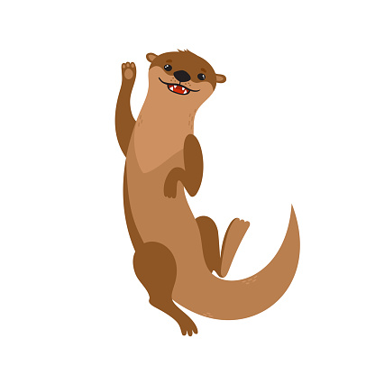 Ilustración de Conjunto Vectorial Con Nutria Marrón De Dibujos Animados Nadando Aislada En Blanco y más Vectores Libres de Derechos de Mar - iStock Ilustración de Conjunto Vectorial Con Nutria Marrón De Dibujos Animados Nadando Aislada En Blanco y más Vectores Libres de Derechos de Mar - iStock