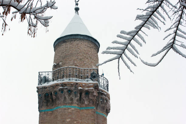 istock Old mosque minaret in Konya 1299925107