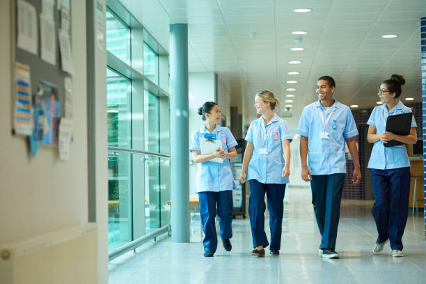 istock young nurses on the hospital corridor 1299927718