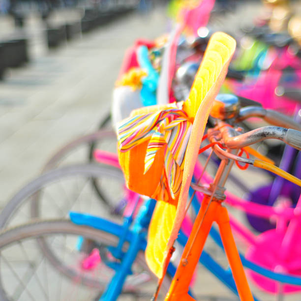 istock Hat on the bike 1299929036