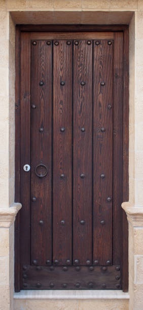istock Traditional wooden door 1299929237
