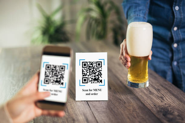 istock Scan to get discounts or pay for beer. 1299929333