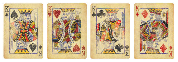 istock Set of Kings playing cards - isolated 1299929745