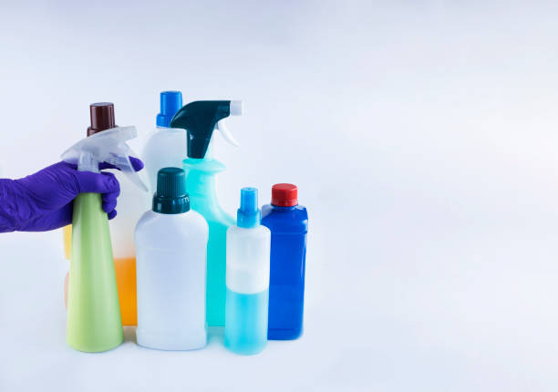istock Disinfection cleaning products. 1299933789
