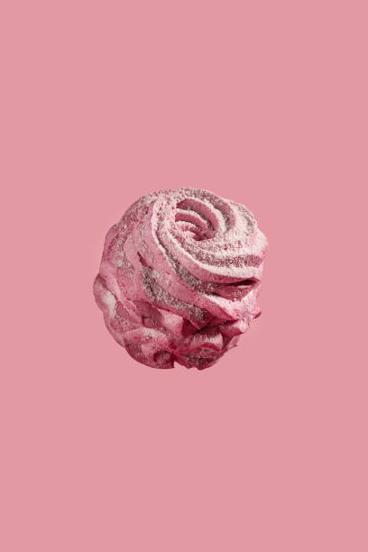 istock Berry homemade pink marshmallow light spring dessert 1299940004