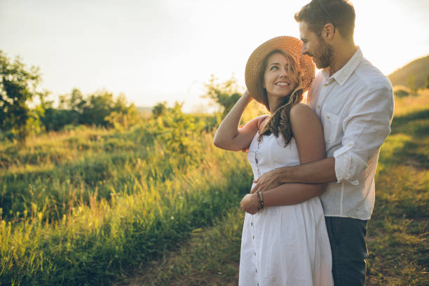 istock Loving couple outdoors 1299941469