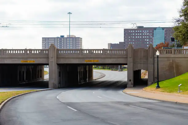 Photo of Triple Underpass above Elm Street, Dallas, Texas