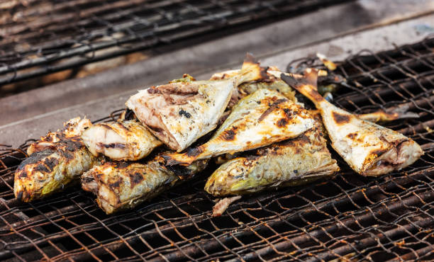 istock ready-made sea fish on the grill 1299945417