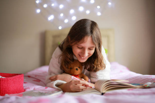istock girl studying in cute room 1299946429