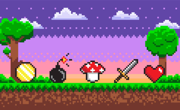 Pixel Art Landscape Stock Photos, Pictures & Royalty-Free Images - iStock Pixel Art Landscape Stock Photos, Pictures & Royalty-Free Images - iStock