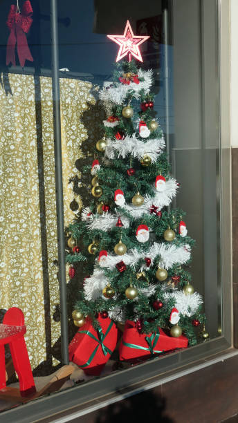 istock Christmas tree with star in Andalusian village 1299951567