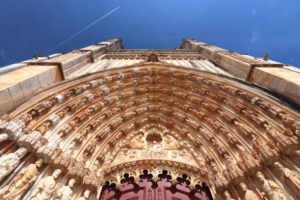 Monastery of Batalha, Portugal. Medieval gothic church. UNESCO World Heritage Site. Portuguese landmark.