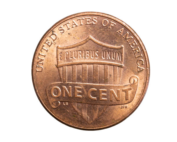 istock 1 american cent coin on a white background 1299955805