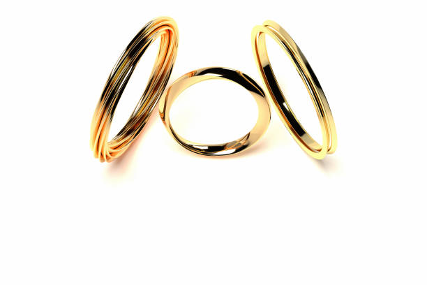 istock 3D illustration of 3 different rings 1299957398