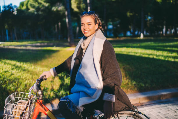istock Tourist exploring Valencia on bicycle 1299958729
