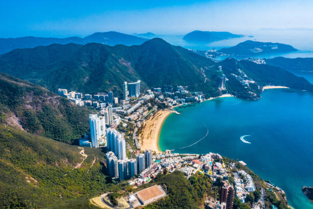 Drone view of Repulse Bay, Hong Kong