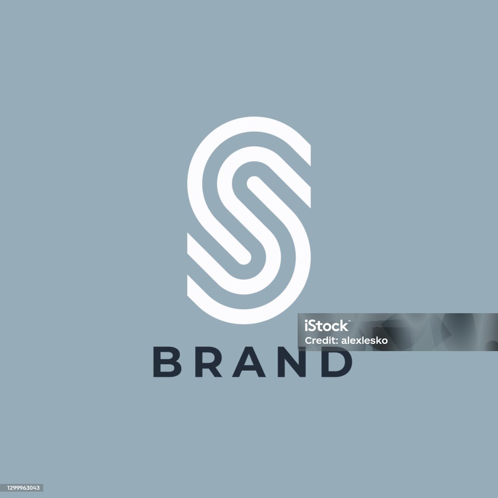 Letter S Design Template Stock Illustration - Download Image Now - Letter S,  Logo, Fingerprint - iStock