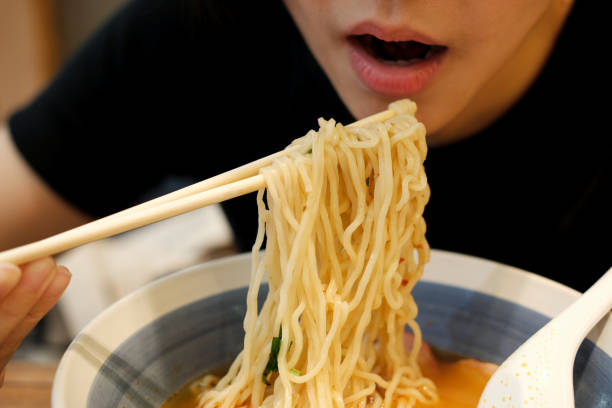 istock spicy ramen soup in Japanese restaurant 1299964478