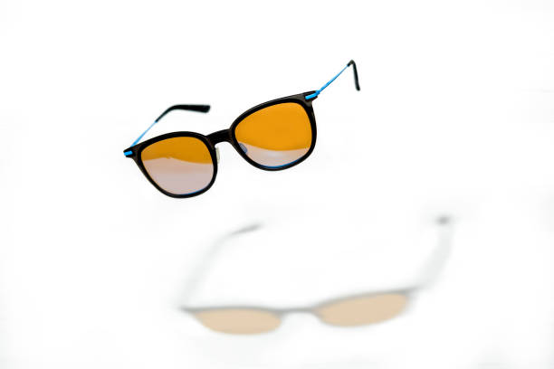 istock Conceptual elegant Sunglasses hovering on white background 1299967623