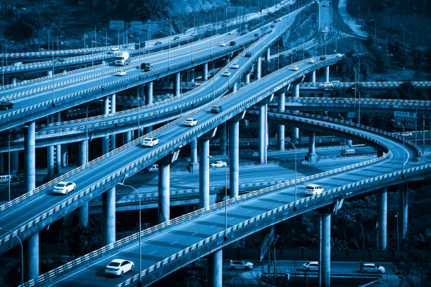 istock The intersecting multi-storey overpass in Chongqing, China 1299967735
