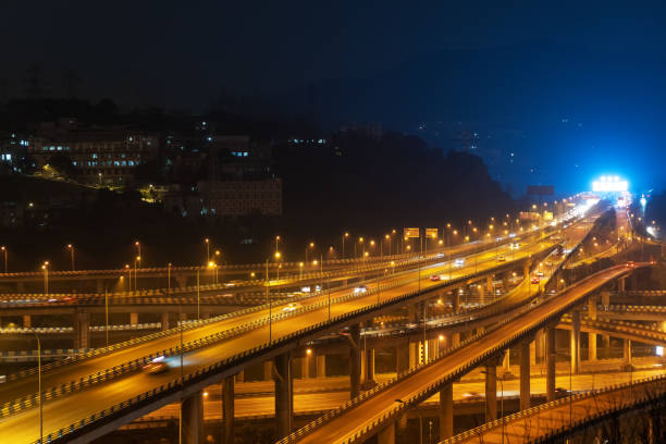 istock The intersecting multi-storey overpass in Chongqing, China 1299967869